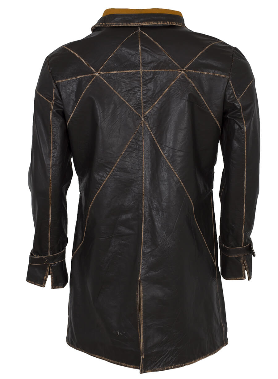 Watch Dogs Aiden Pearce Leather Coat