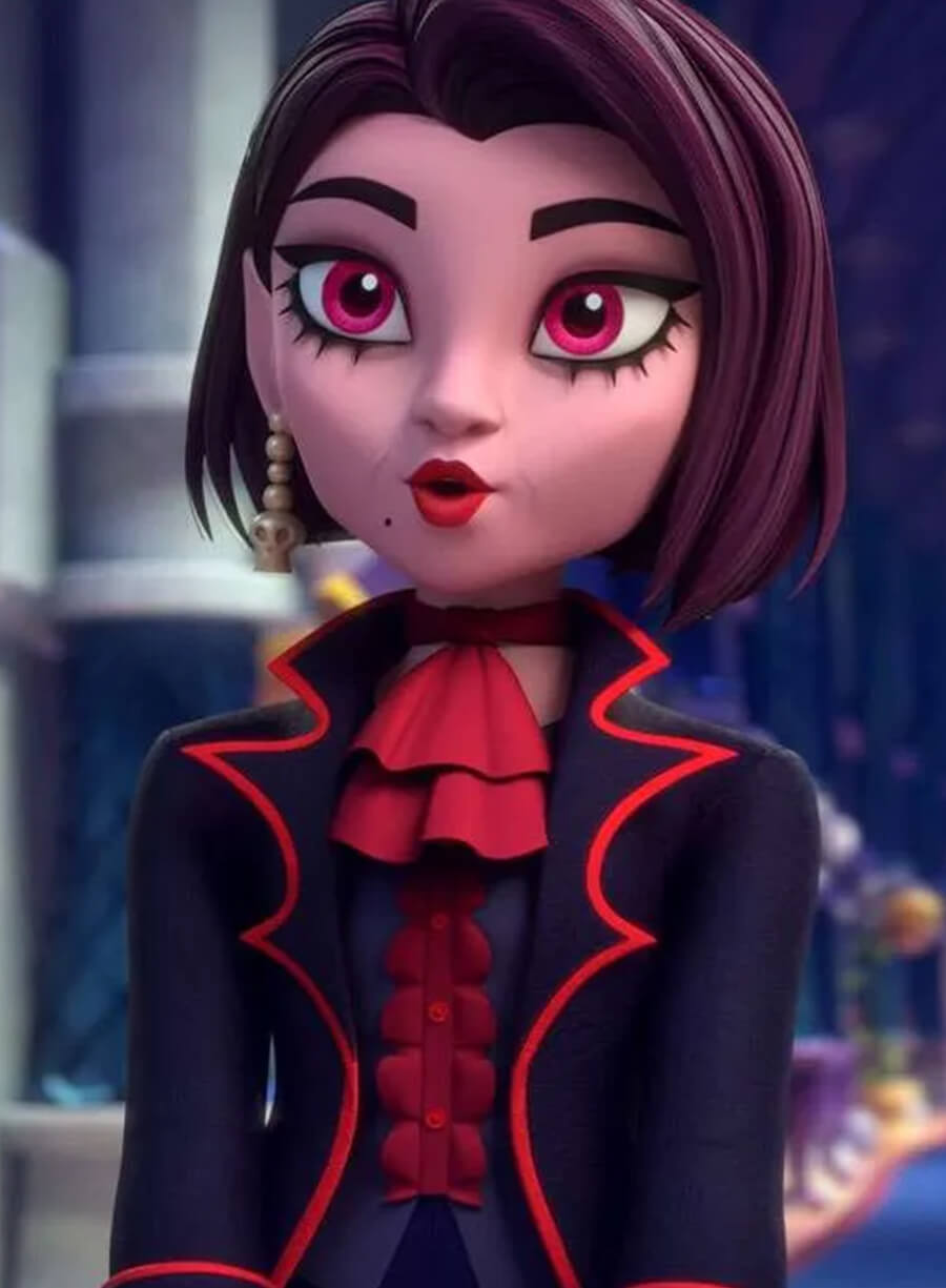 Wei Fang Monster High Black and Red Coat