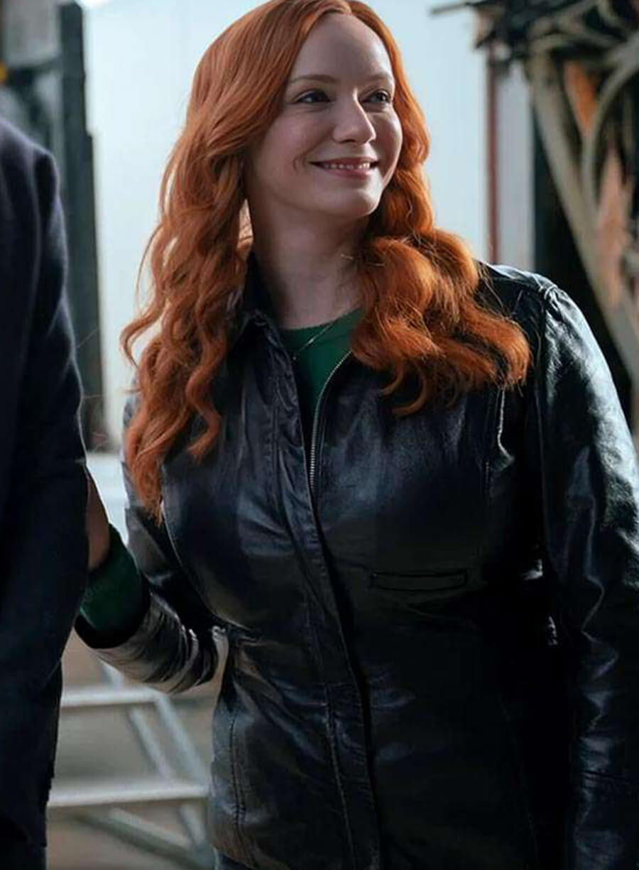 Wendy Patterson Small Town Big Story Leather Jacket