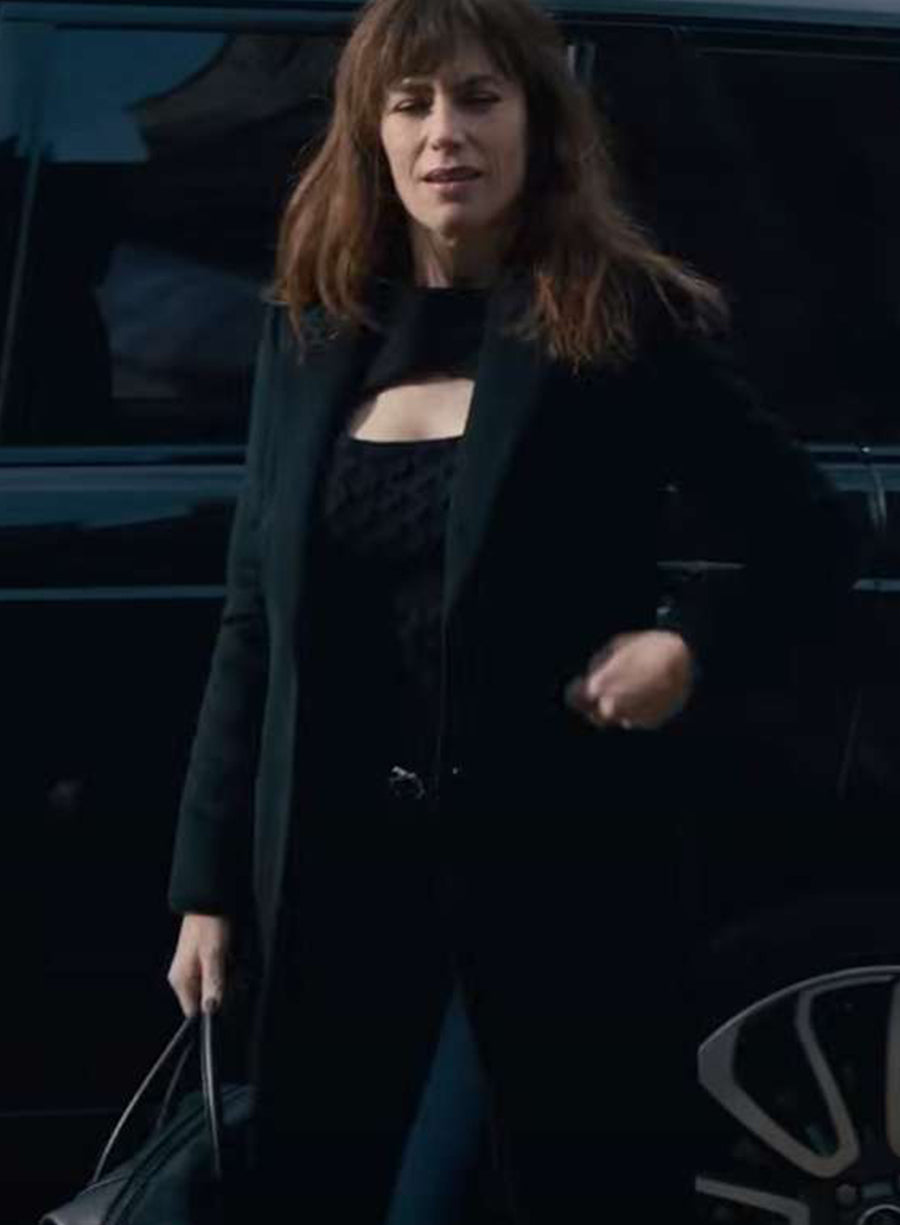 Wendy Rhoades Billions S07 Black Trench Coat