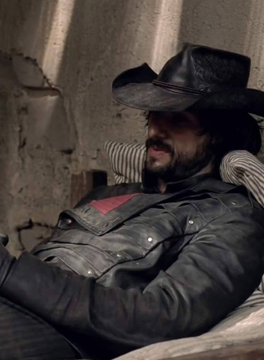 Westworld Rodrigo Santoro Black Leather Jacket