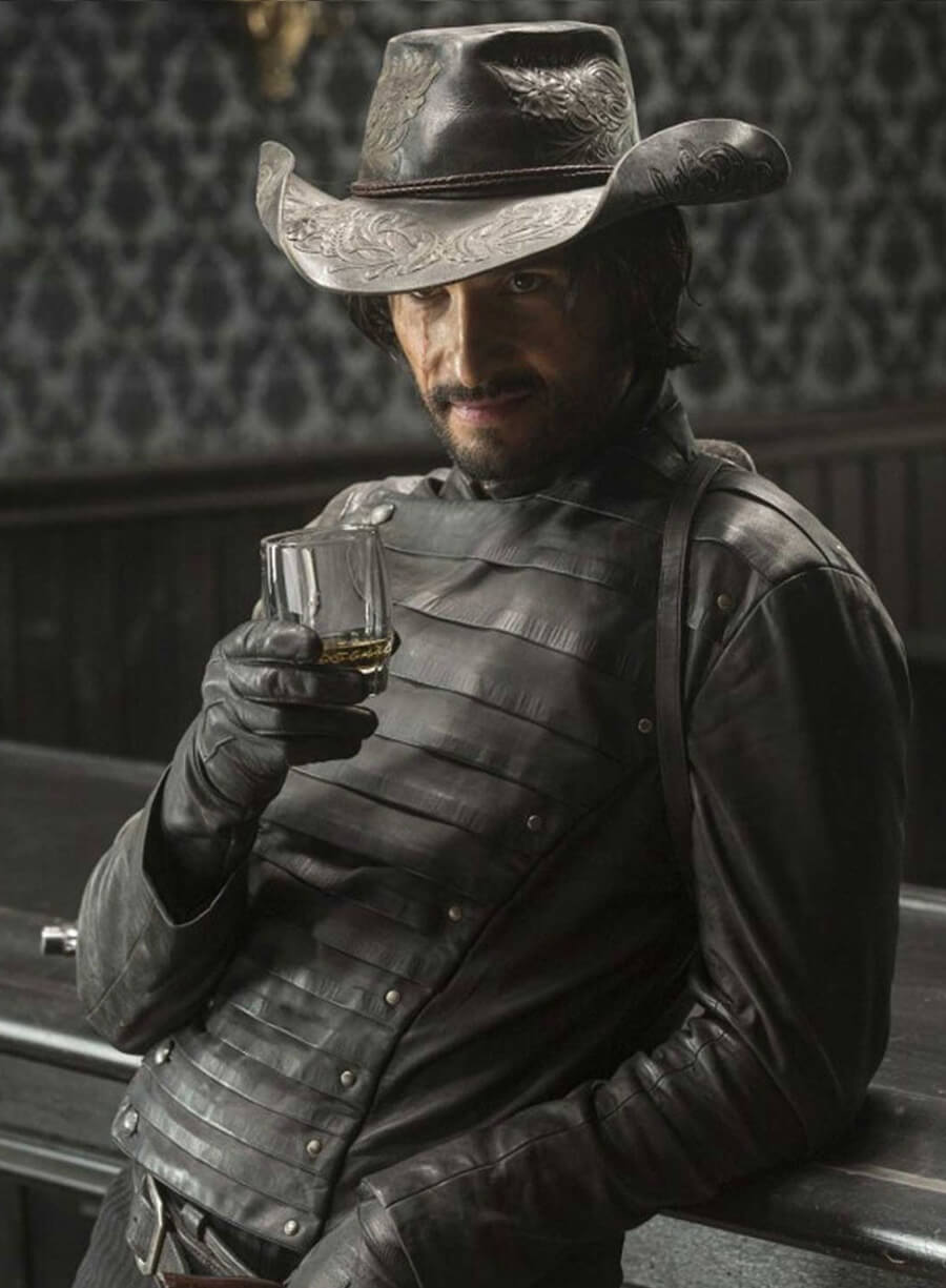 Westworld Rodrigo Santoro Black Leather Jacket