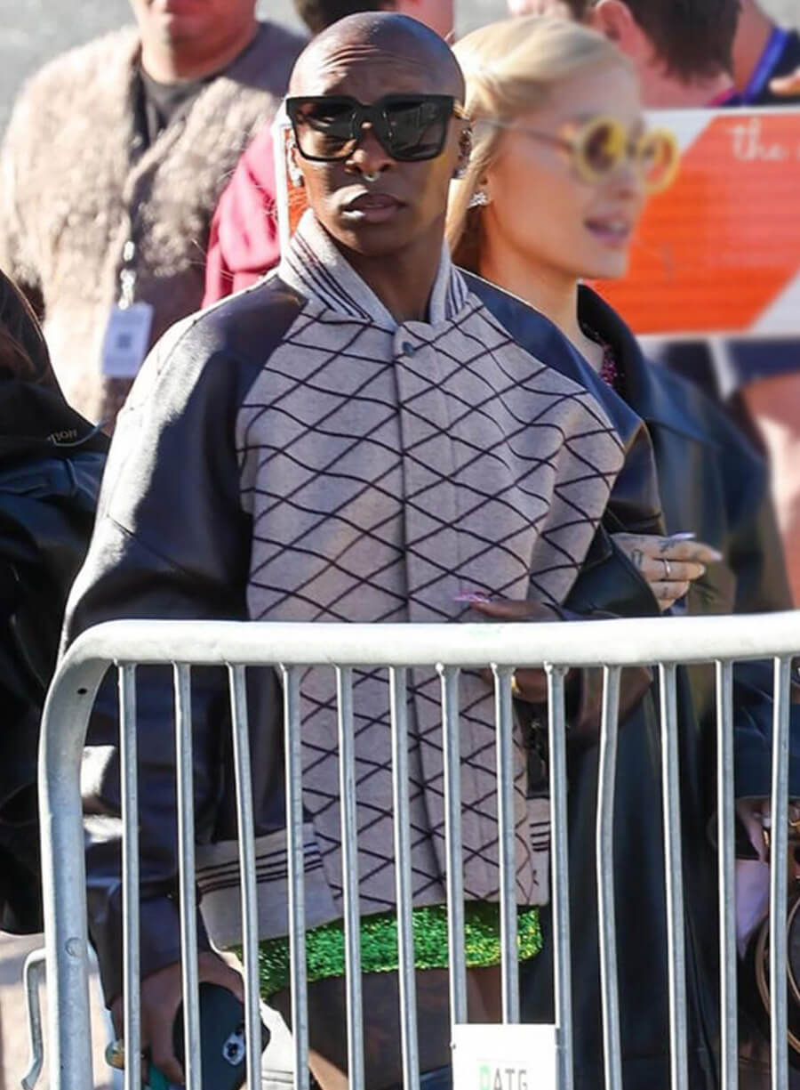 Wicked 2024 Cynthia Erivo Bomber Jacket