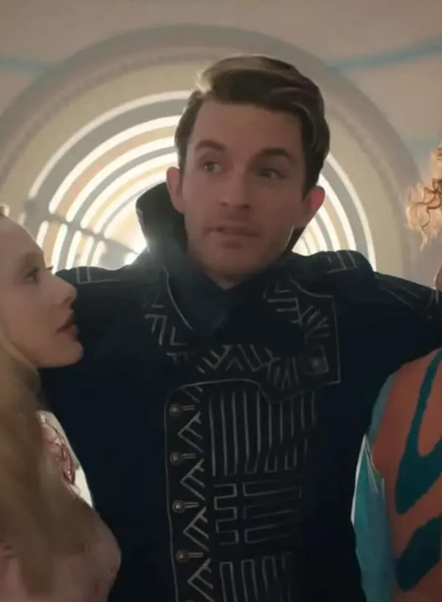 Wicked 2024 Jonathan Bailey Blue Jacket