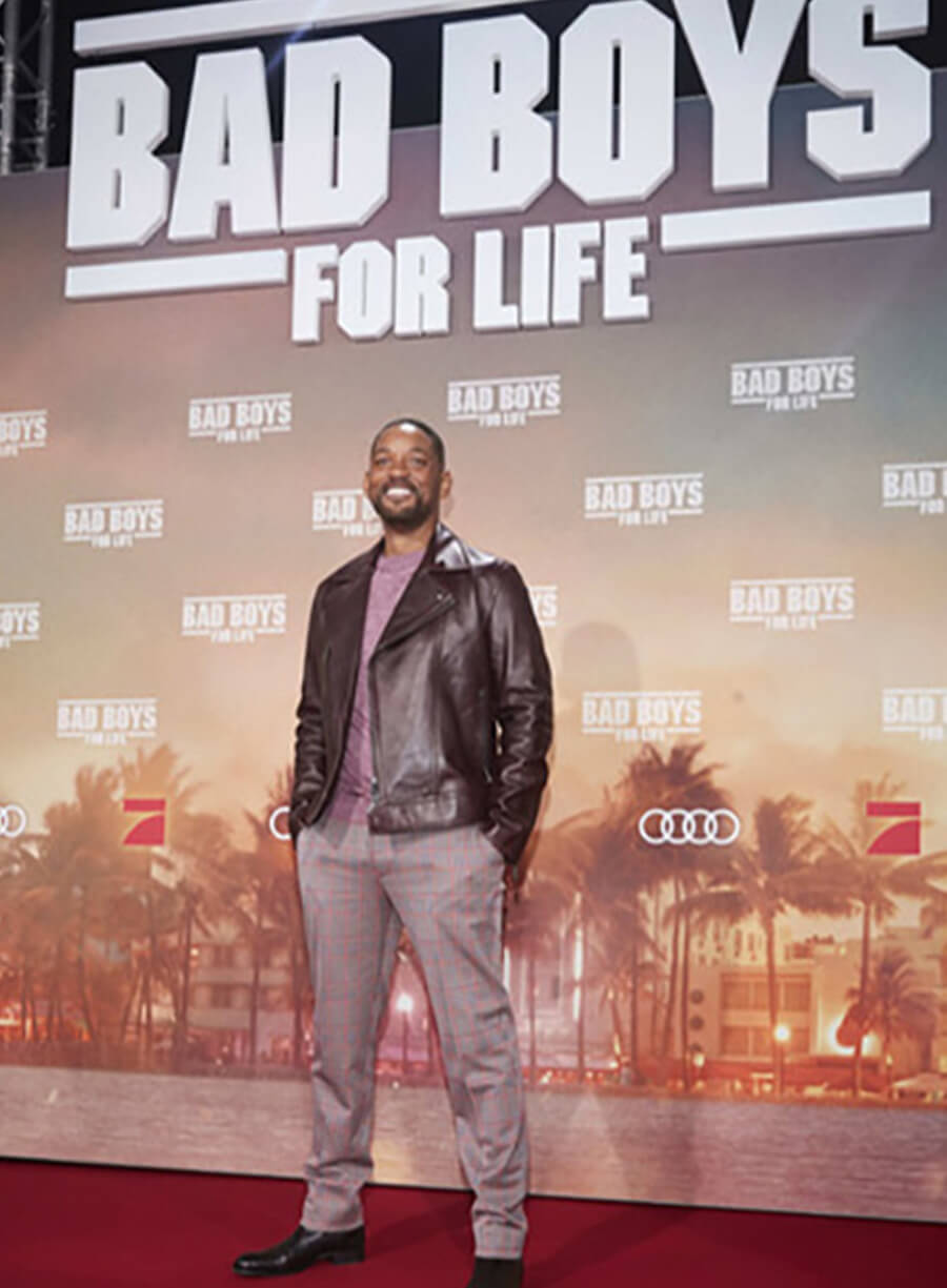 Will Smith Bad Boys For Boys Premiere Leather Jacket