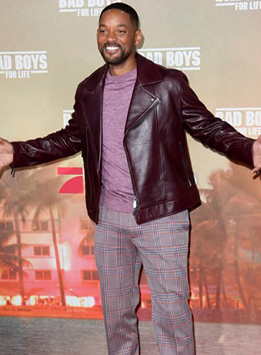 Will Smith Bad Boys For Boys Premiere Leather Jacket