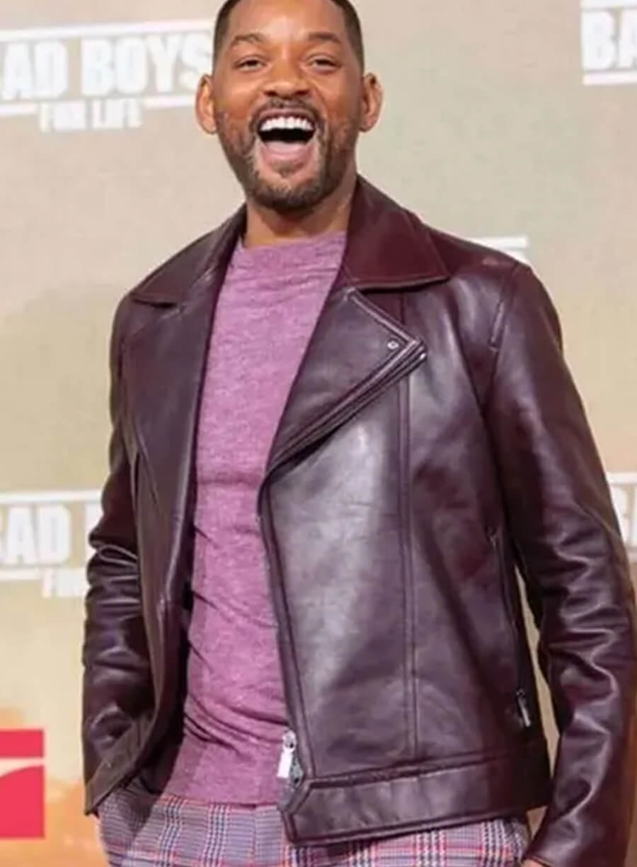 Will Smith Bad Boys For Boys Premiere Leather Jacket