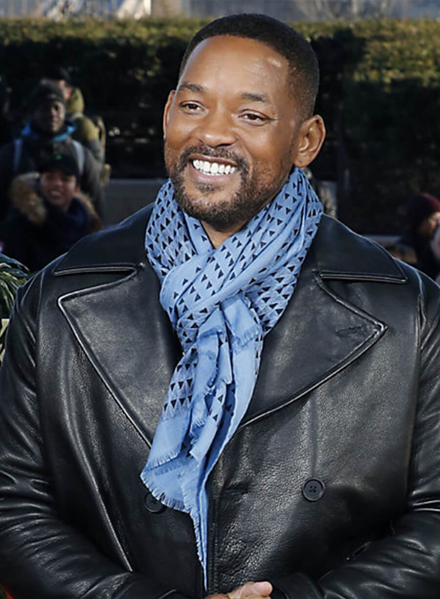 Will Smith bad Boys Ride Or Die Black Leather Jacket