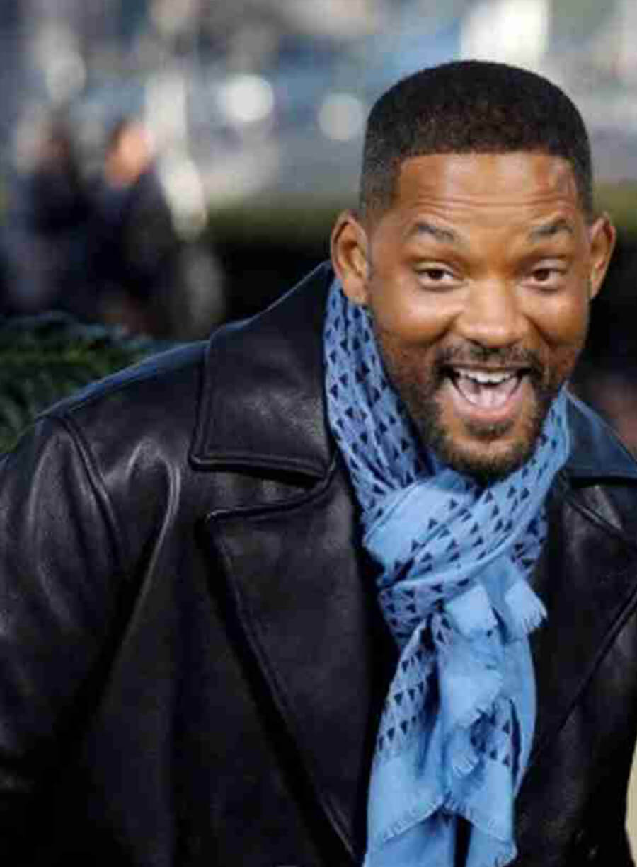 Will Smith bad Boys Ride Or Die Black Leather Jacket