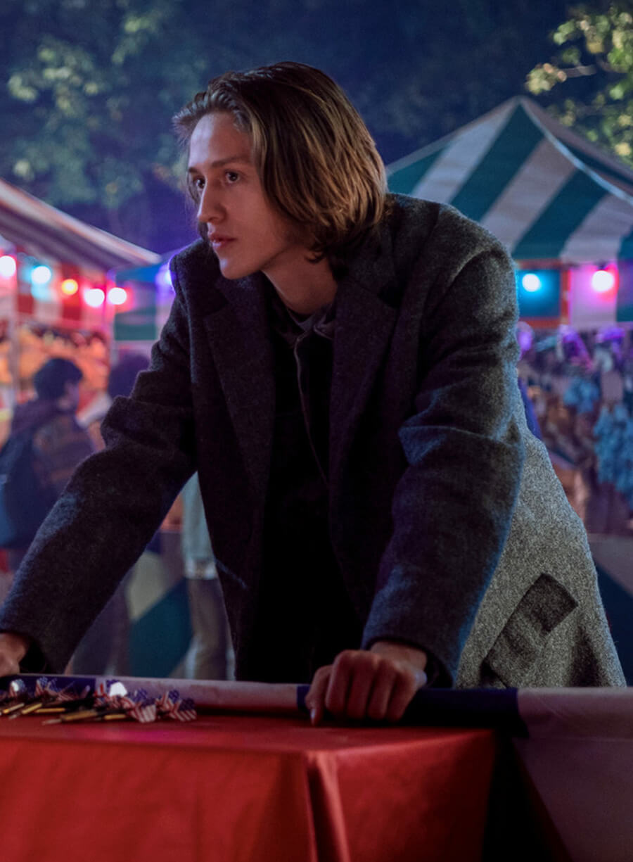 Xavier Thorpe Wednesday Wool Coat