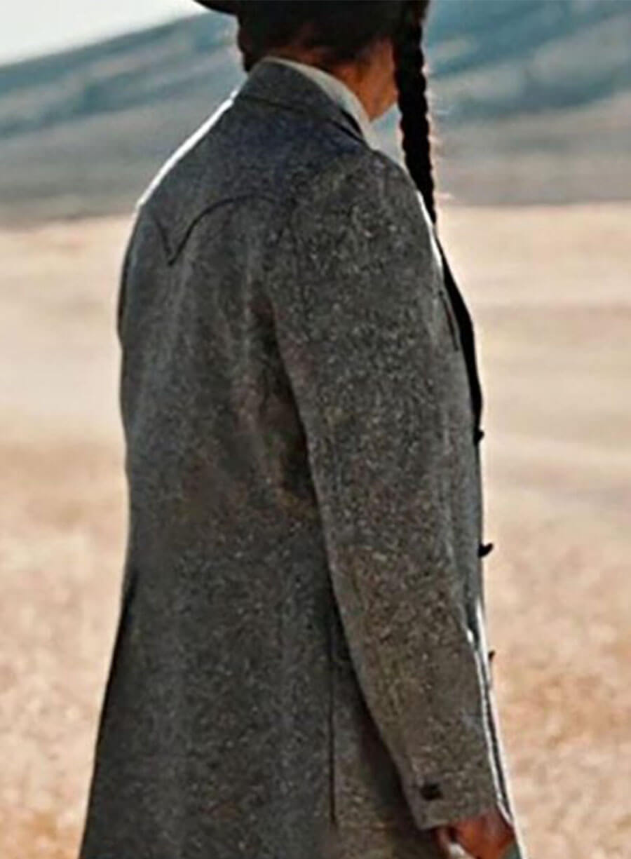 Yellowstone Mo Brings Grey Blazer