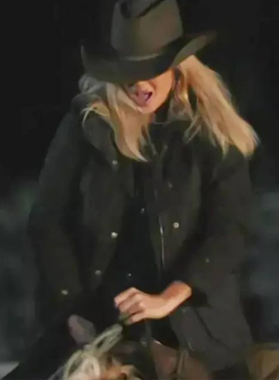 Beth Dutton Black Cotton Jacket