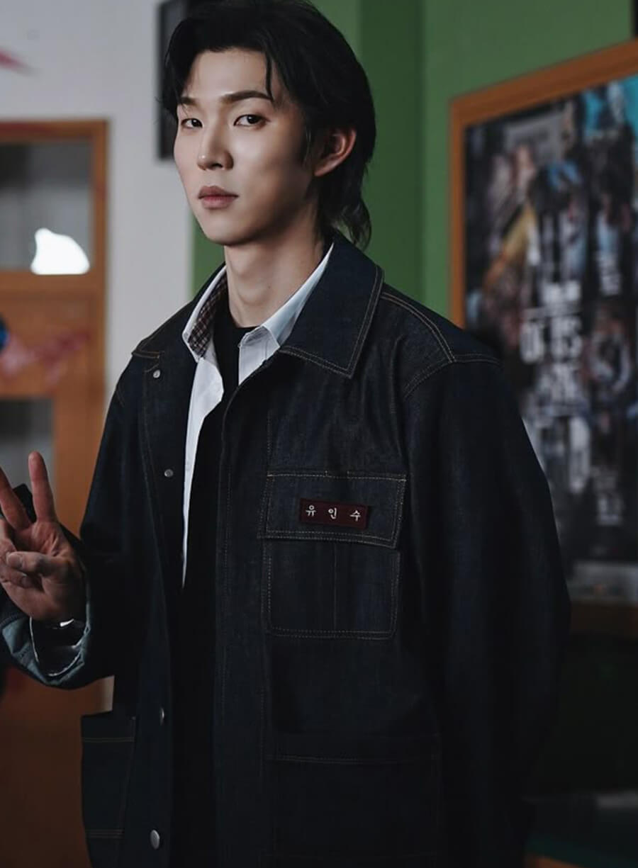 Yoon Gwi-nam All Of Us Are Dead Denim Jacket