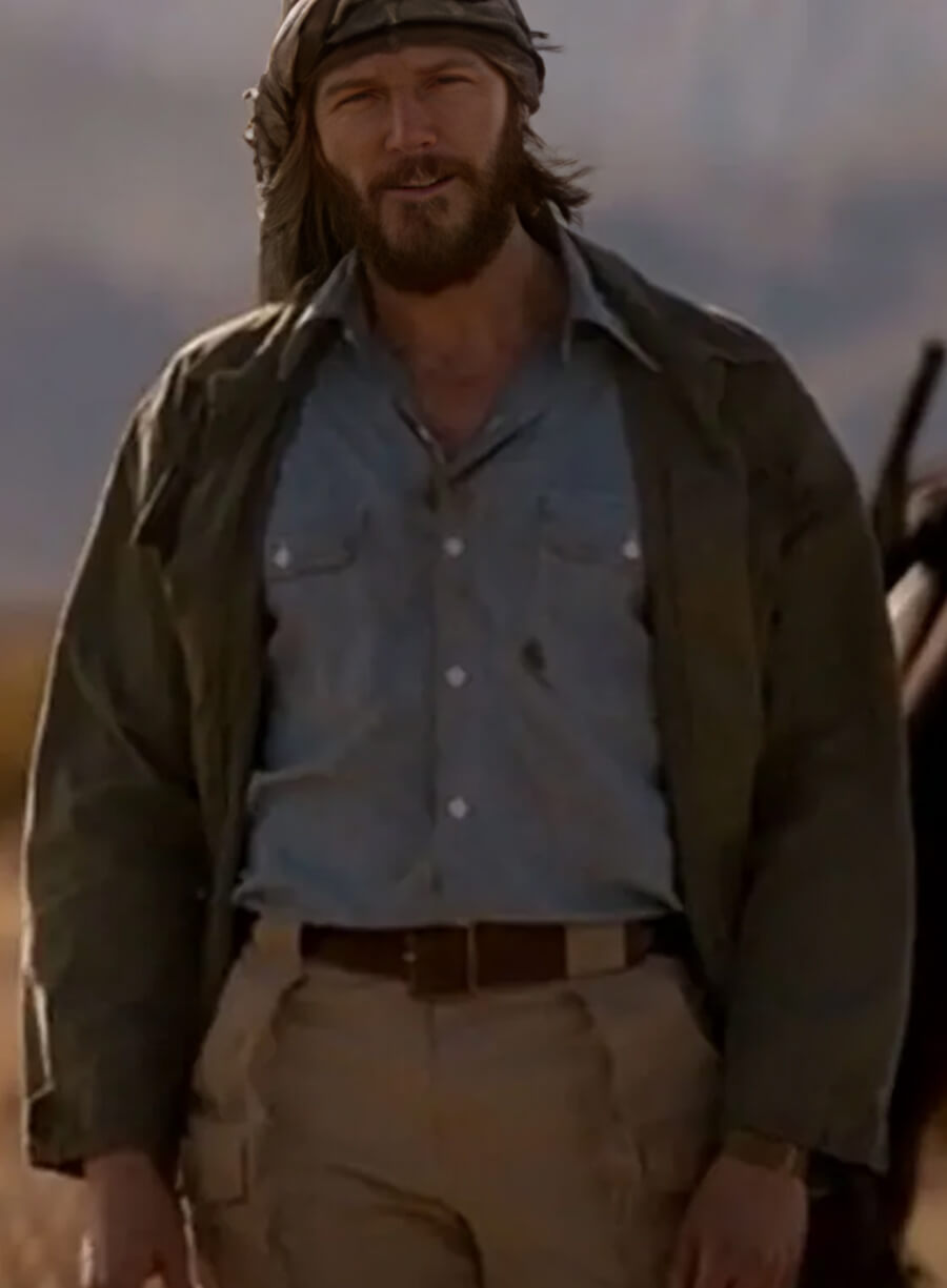 Young Dan Chase The Old Man Green Cotton Jacket