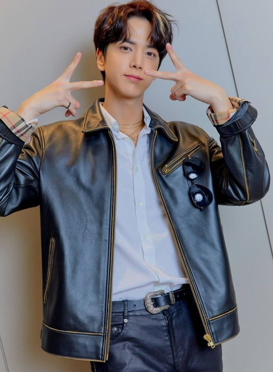 Younghoon The Boyz Leather Jacket