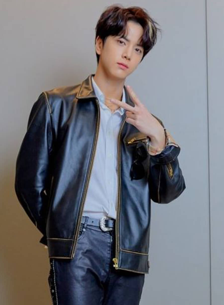 Younghoon The Boyz Leather Jacket