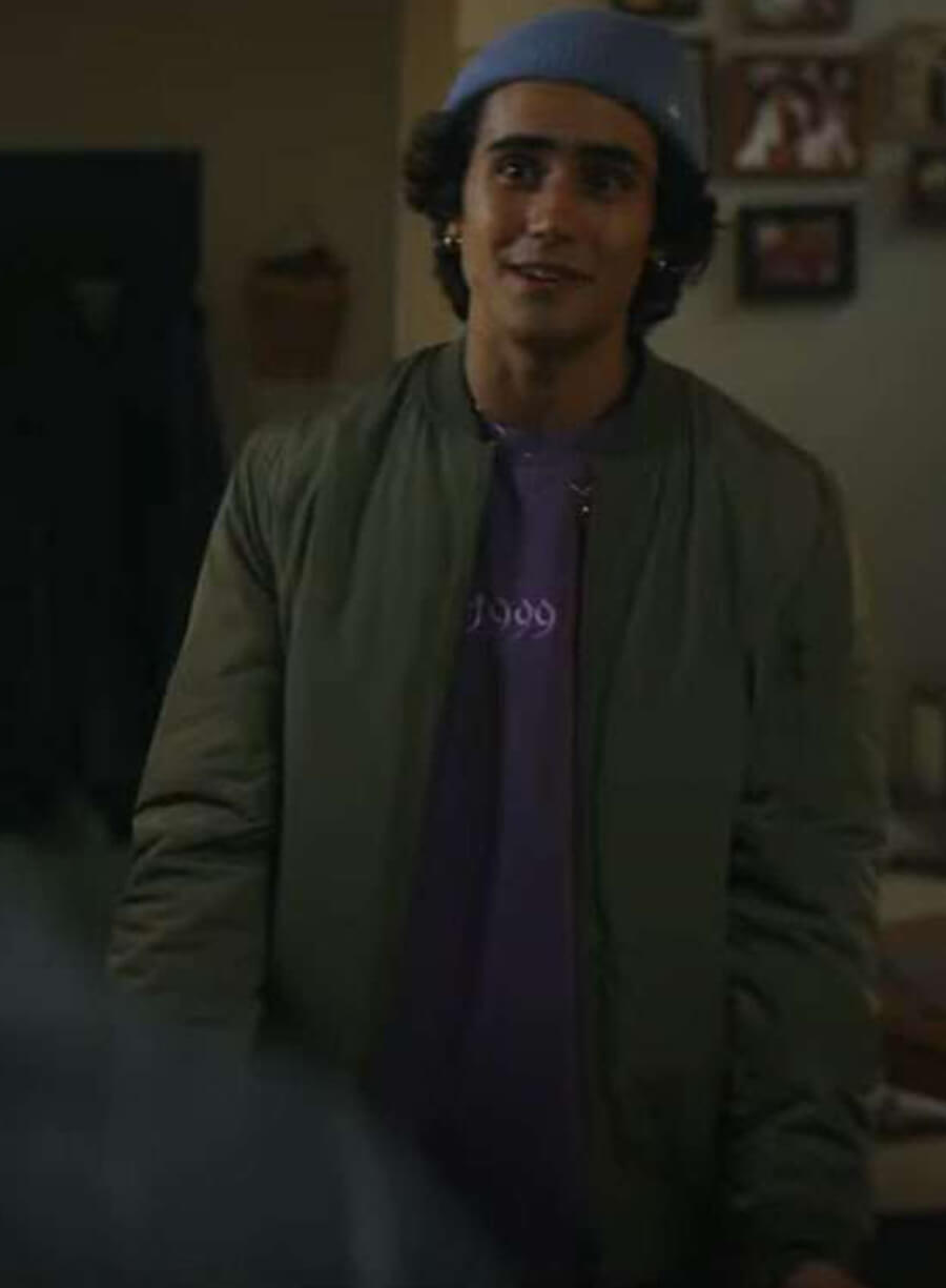 Zac Torres Motorhead 2025 Green Bomber Jacket