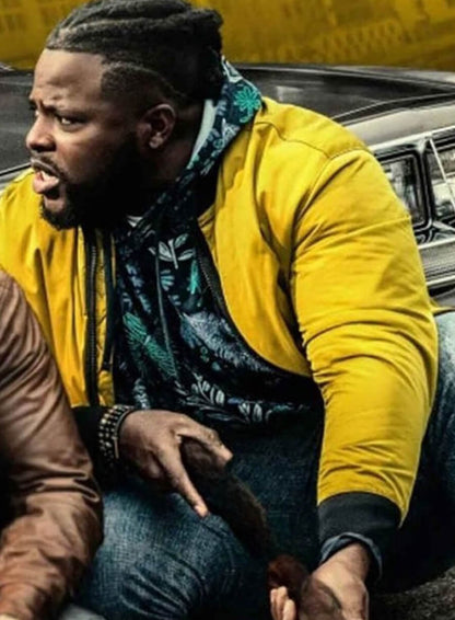 Winston Duke Spenser Confidential Yellow Bomber Jacket
