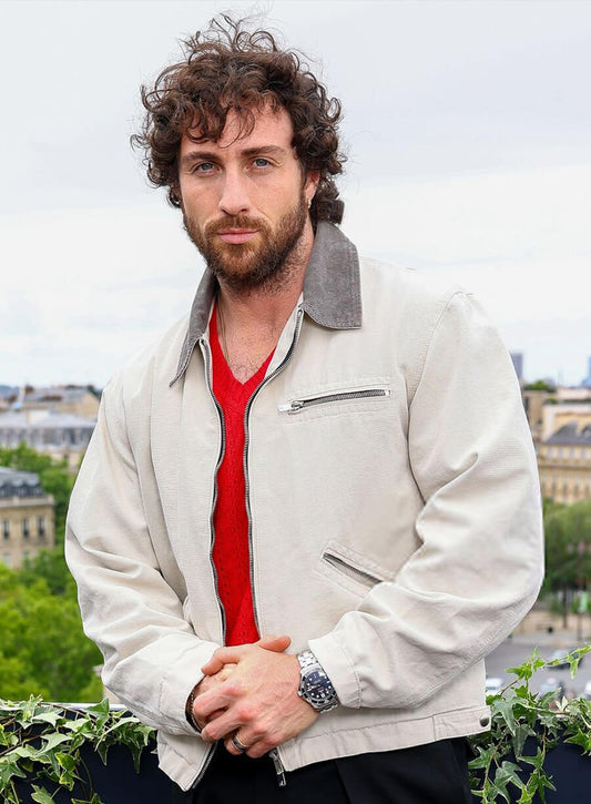 28 Years Later Aaron Taylor-Johnson White Jacket