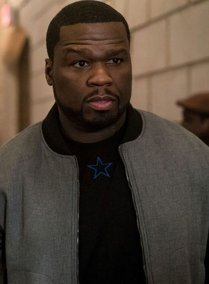50 Cent Power TV Series Bomber Leather Jacket