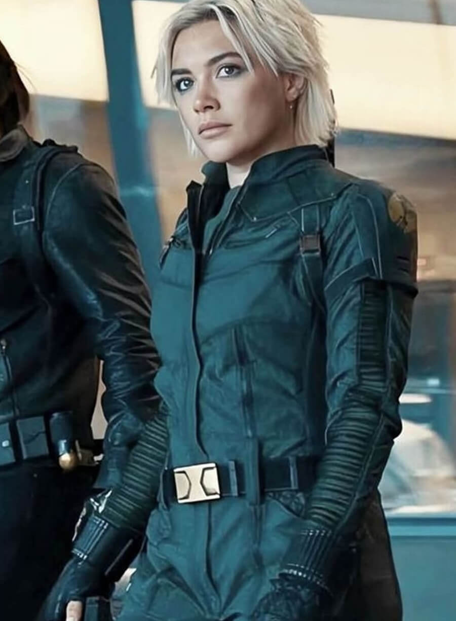 Black Widow Thunderbolts 2025 Black Jacket