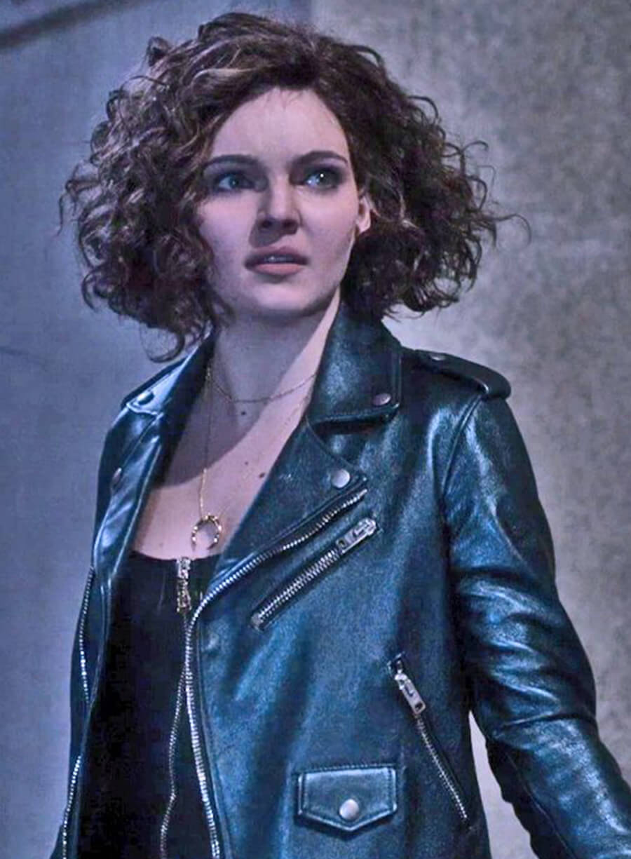 Gotham Camren Bicondova Black Leather Jacket