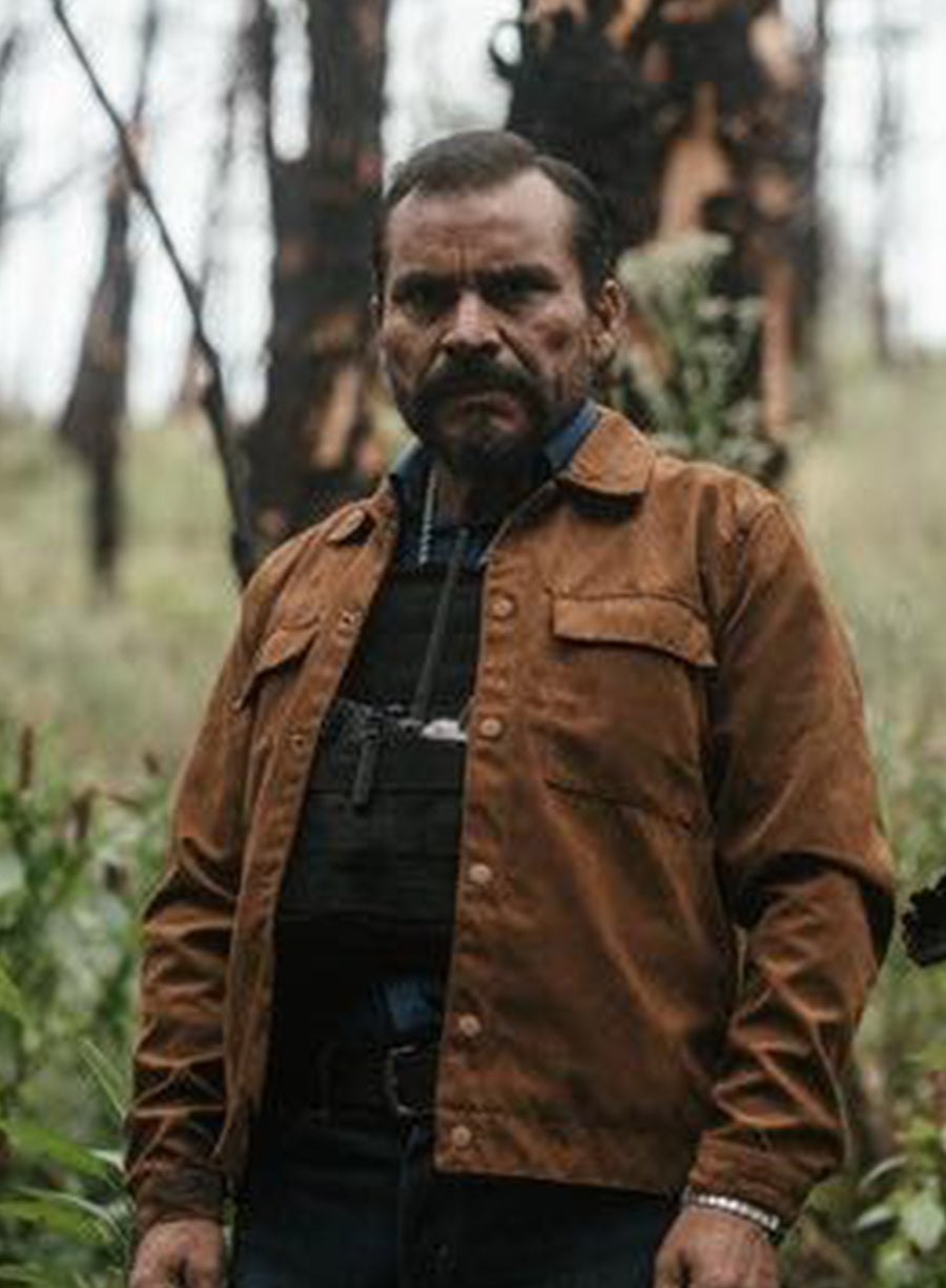 Luis Alberti Counterattack 2025 Brown Leather Jacket