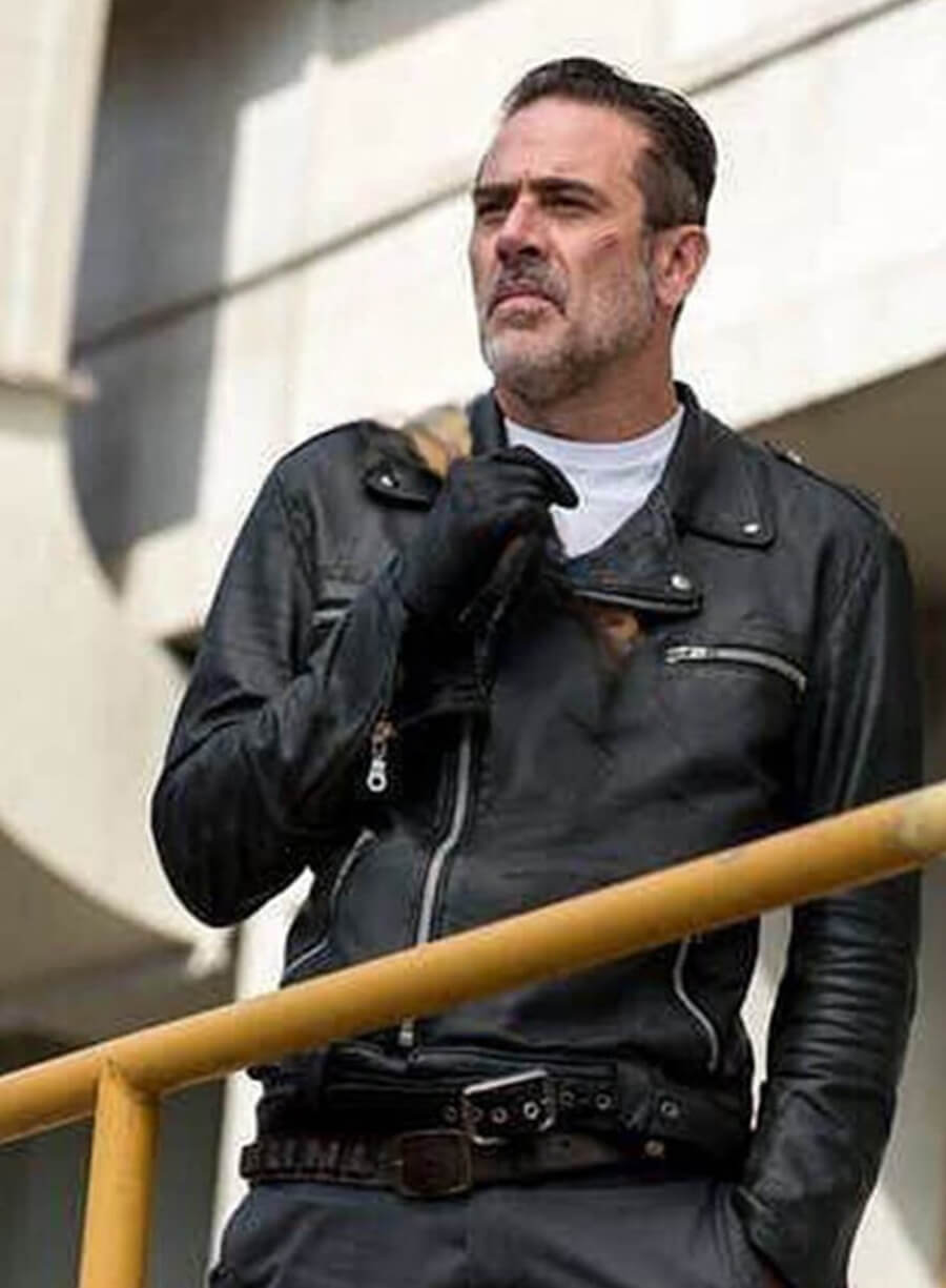 Negan Smith The Walking Dead S6 Biker Leather Jacket