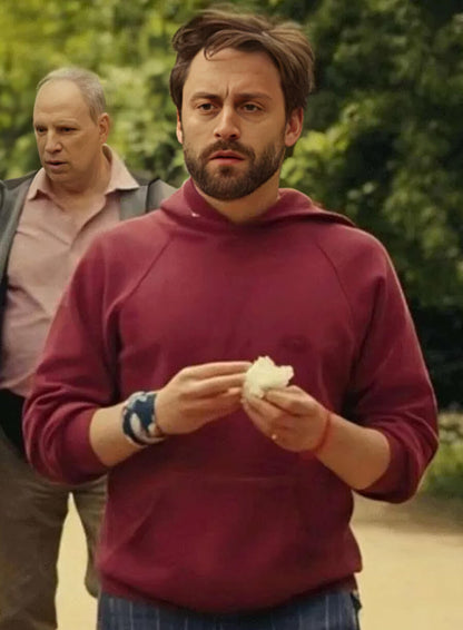 A Real Pain Kieran Culkin Maroon Hoodie
