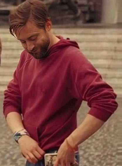 A Real Pain Kieran Culkin Maroon Hoodie