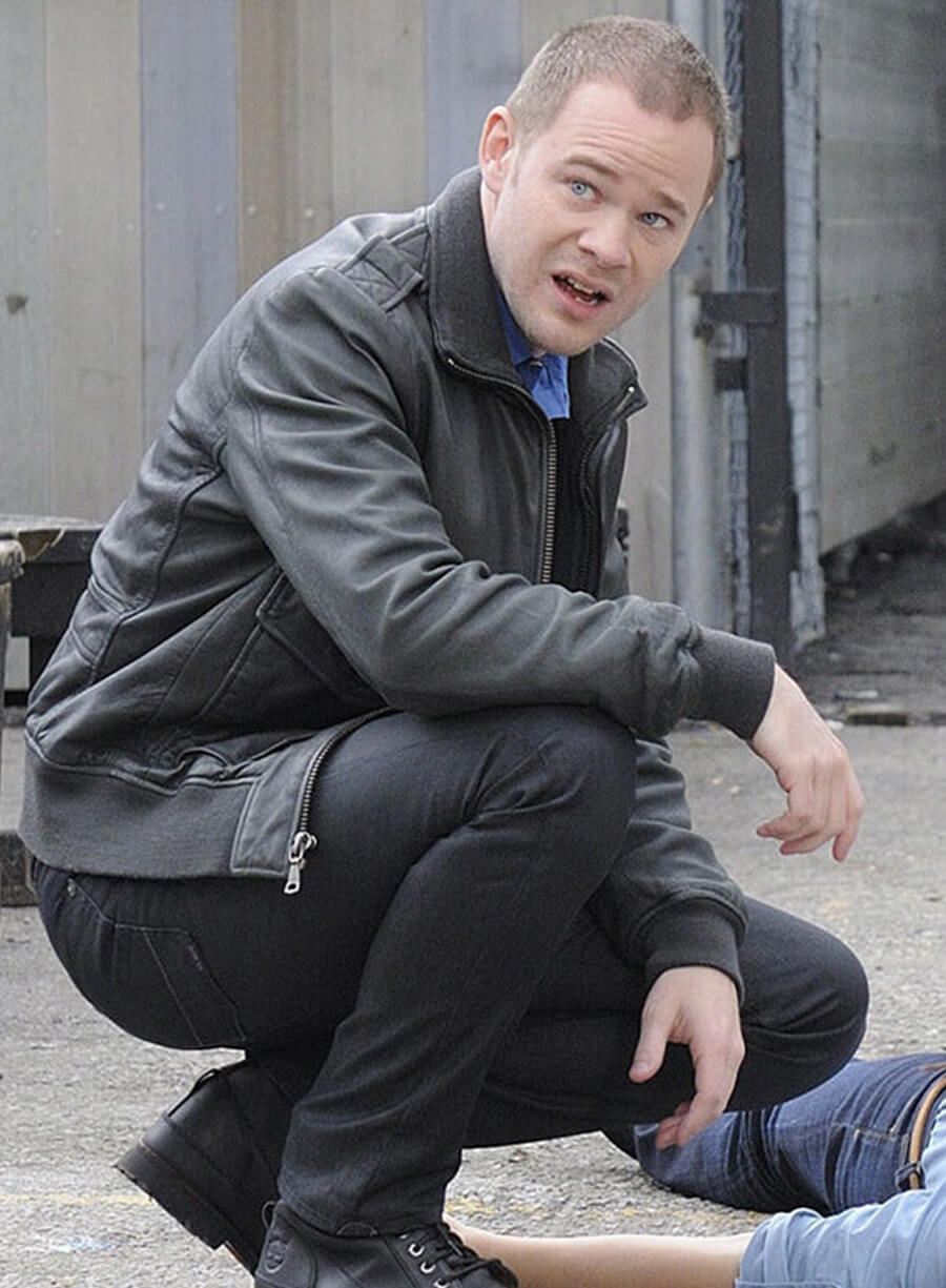 Aaron Ashmore Warehouse 13 Black Leather Jacket