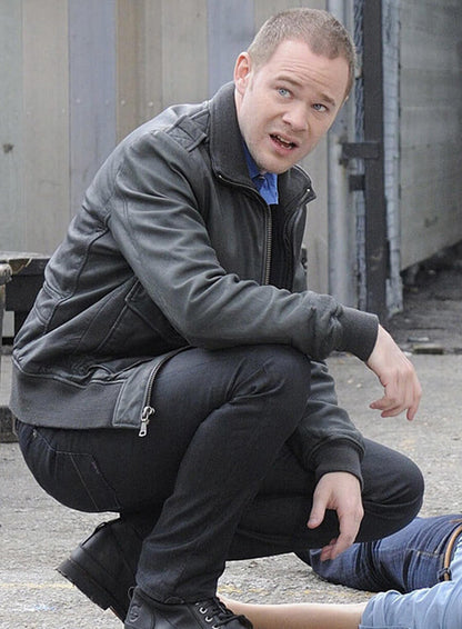 Aaron Ashmore Warehouse 13 Black Leather Jacket