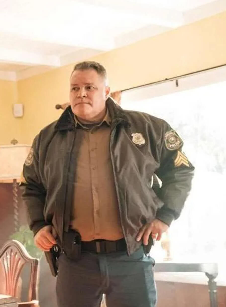 Aaron Douglas Murder in a Small Town Police Jacket 