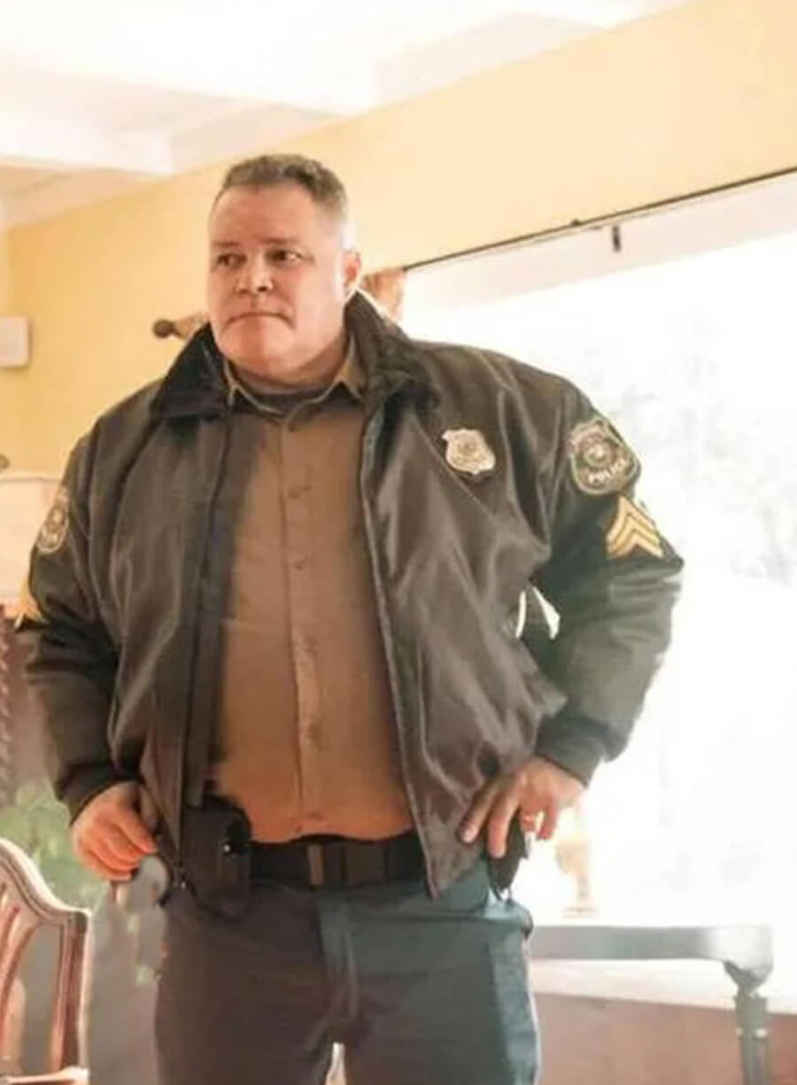 Aaron Douglas Murder in a Small Town Police Jacket