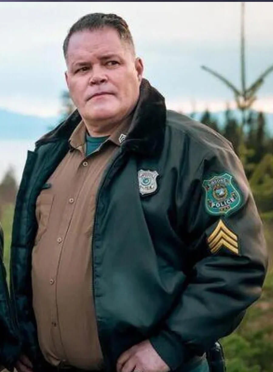 Aaron Douglas Murder in a Small Town Police Jacket 