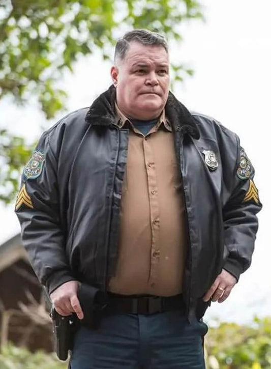 Aaron Douglas Murder in a Small Town Police Jacket 