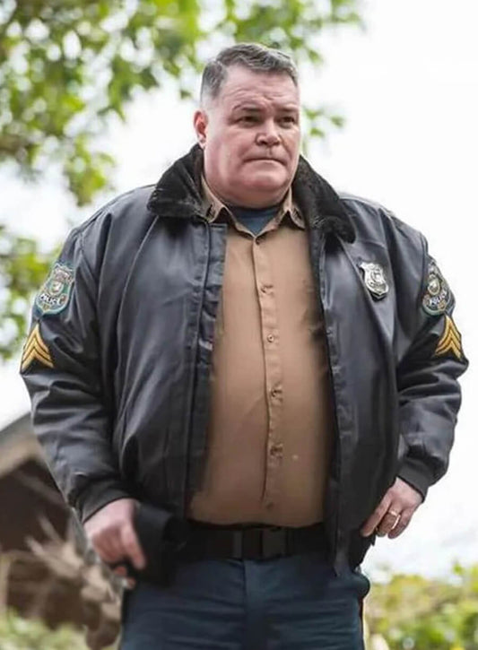 Aaron Douglas Murder in a Small Town Police Jacket
