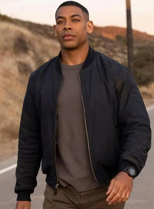 Aaron Pierre Lanterns Bomber Jacket