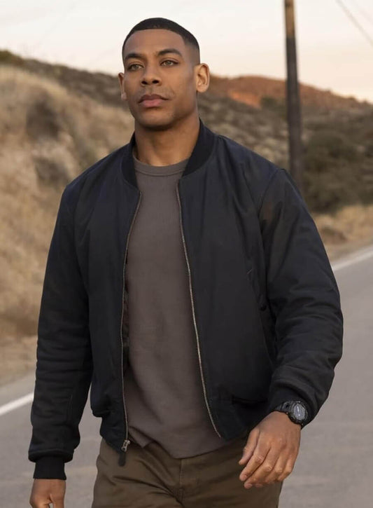 Aaron Pierre Lanterns Bomber Jacket