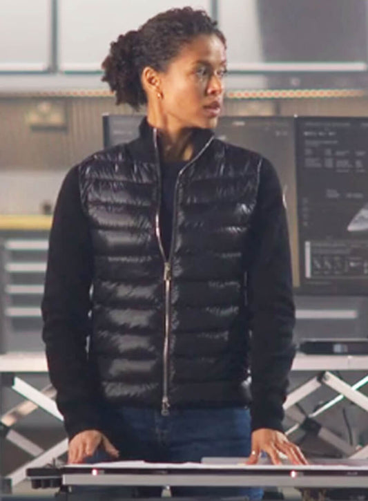 Gugu Mbatha-Raw Puffer Vest