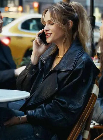 Abigail Reese The Madison 2026 Black Leather Jacket