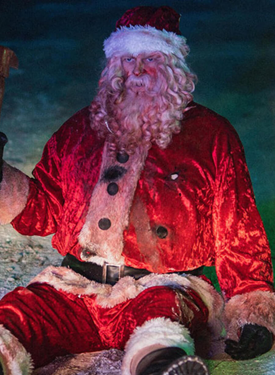 Abraham Benrubi Christmas Bloody Christmas Santa Red Jacket