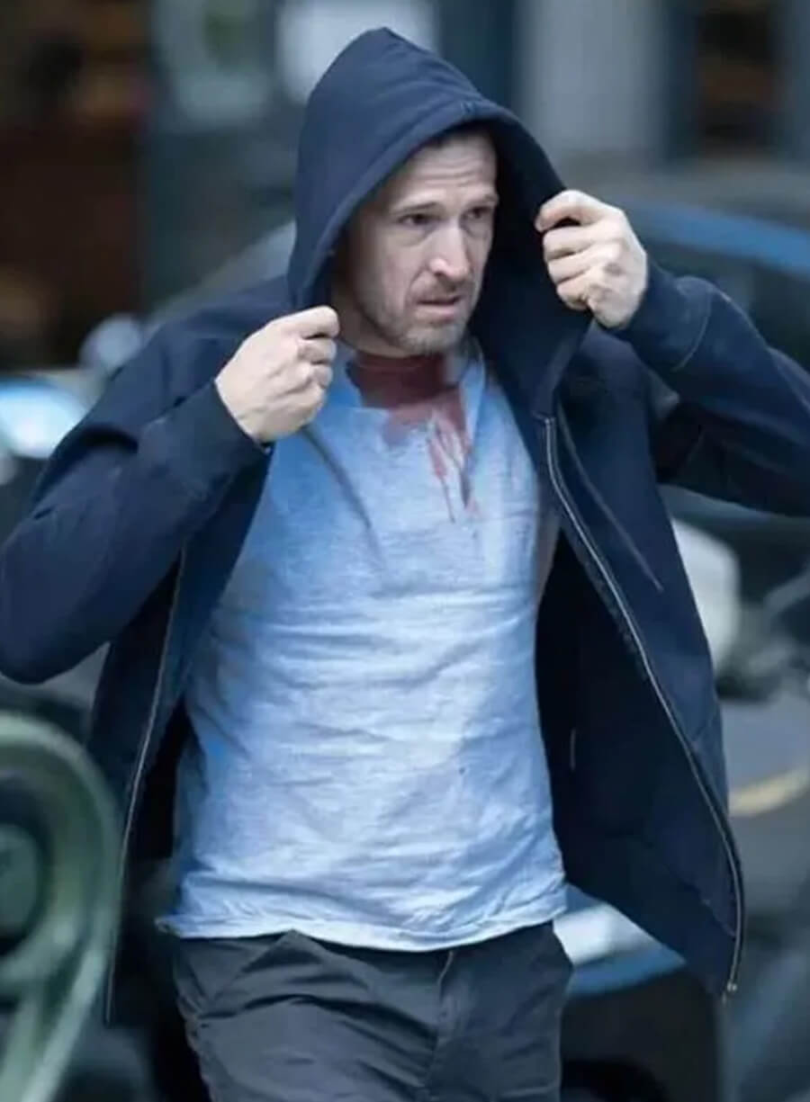 Ad Vitam 2025 Guillaume Canet Blue Hoodie