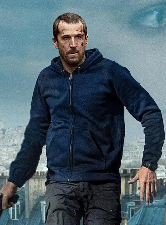 Ad Vitam 2025 Guillaume Canet Blue Hoodie