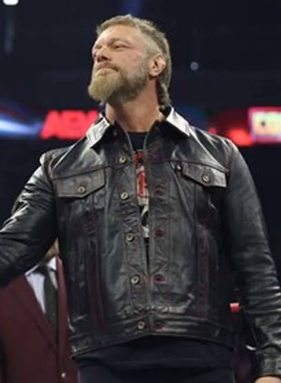 Adam Copeland AEW Collision 2025 Leather Jacket