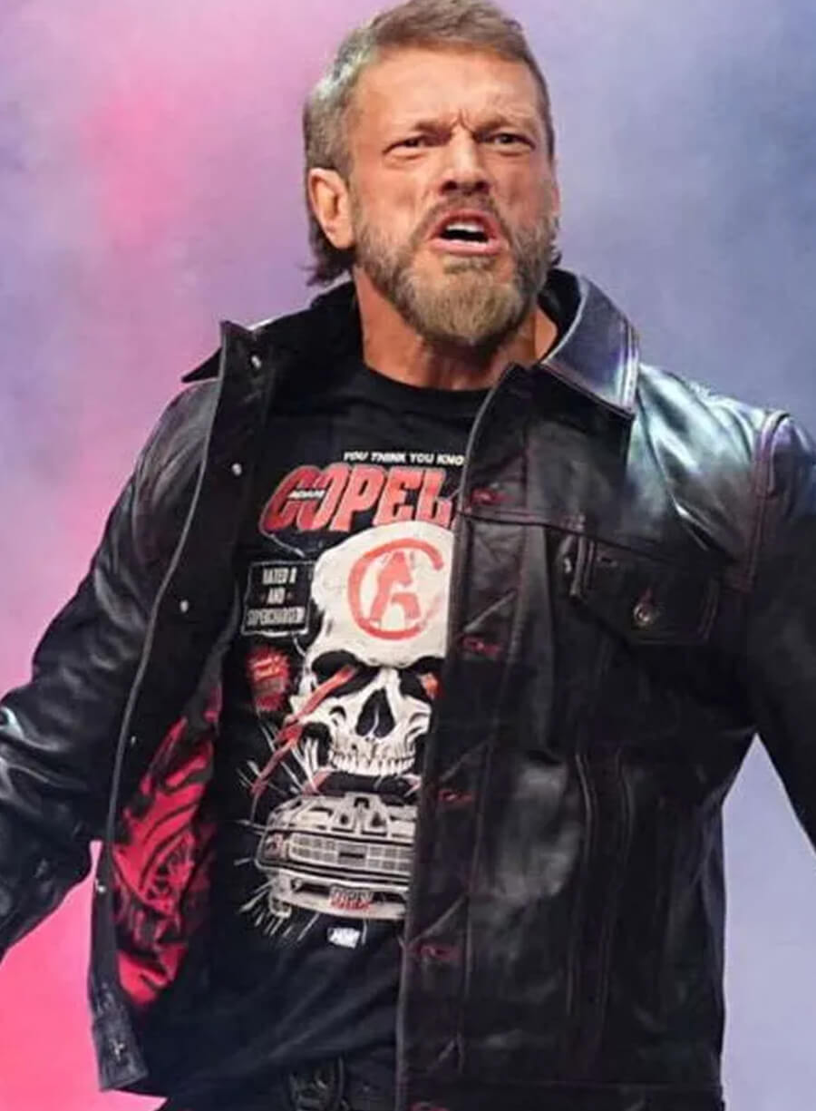 Adam Copeland AEW Collision 2025 Leather Jacket