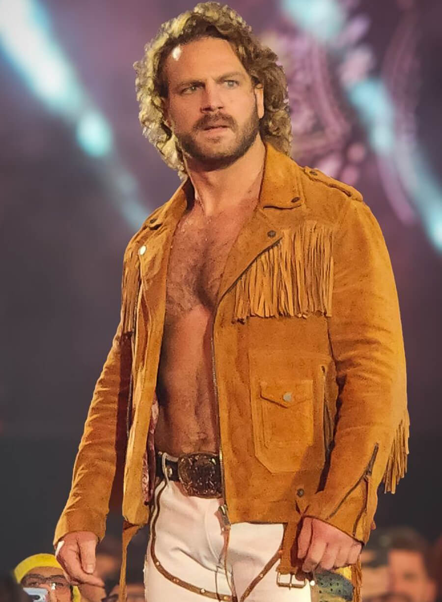 Adam Page Hangman Brown Fringe Jacket