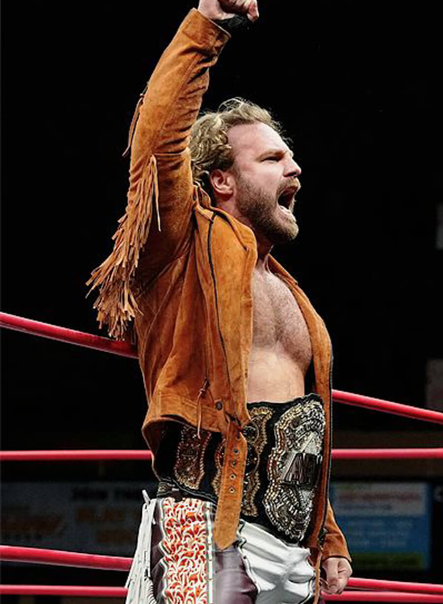 Adam Page Hangman Brown Fringe Jacket