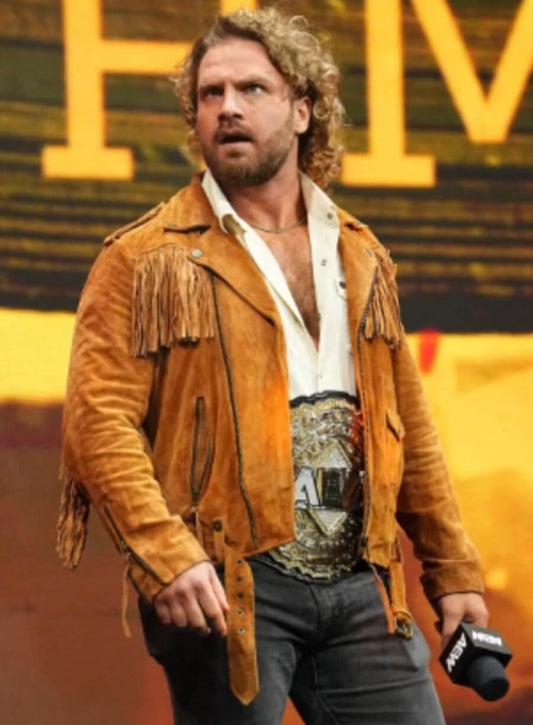 Adam Page Hangman Brown Fringe Jacket