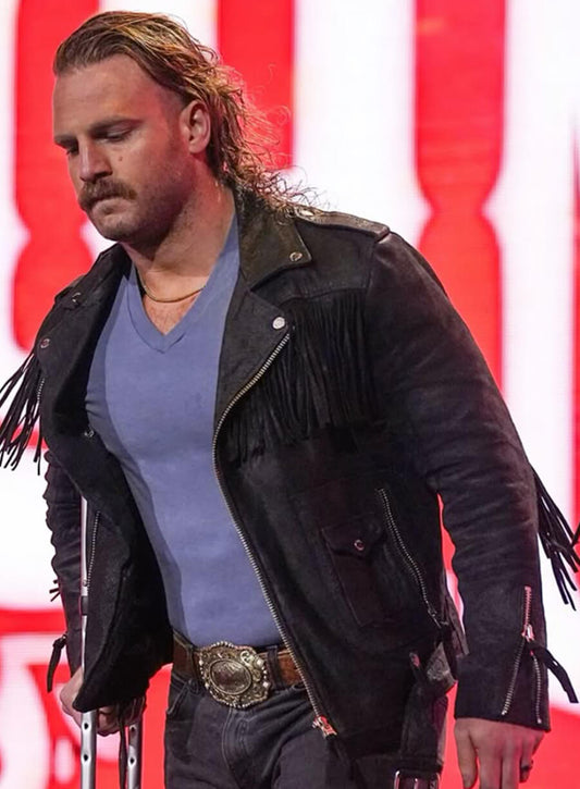 Adam Page Hangman Suede Fringe Jacket